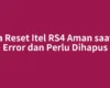 Cara Reset Itel RS4 Aman saat HP Error dan Perlu Dihapus