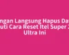 Jangan Langsung Hapus Data, Ikuti Cara Reset Itel Super 26 Ultra Ini