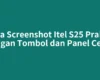 Cara Screenshot Itel S25 Praktis dengan Tombol dan Panel Cepat