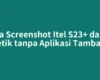 Cara Screenshot Itel S23+ dalam 2 Detik tanpa Aplikasi Tambahan